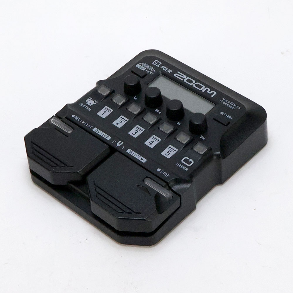 【中古】 ズーム ZOOM G1 FOUR ギターマルチエフェクター 全体