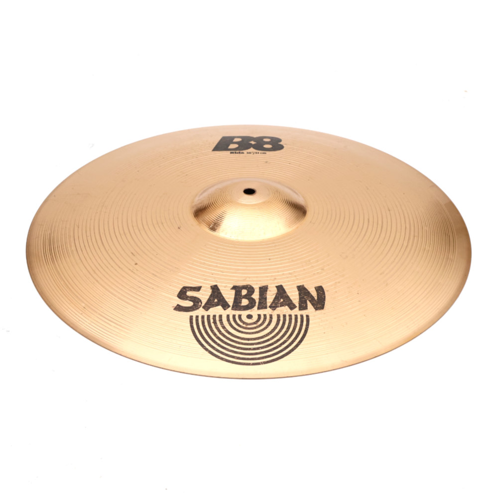 【中古】 ライドシンバル セイビアン SABIAN B8 Ride 20インチ 斜めアングル画像