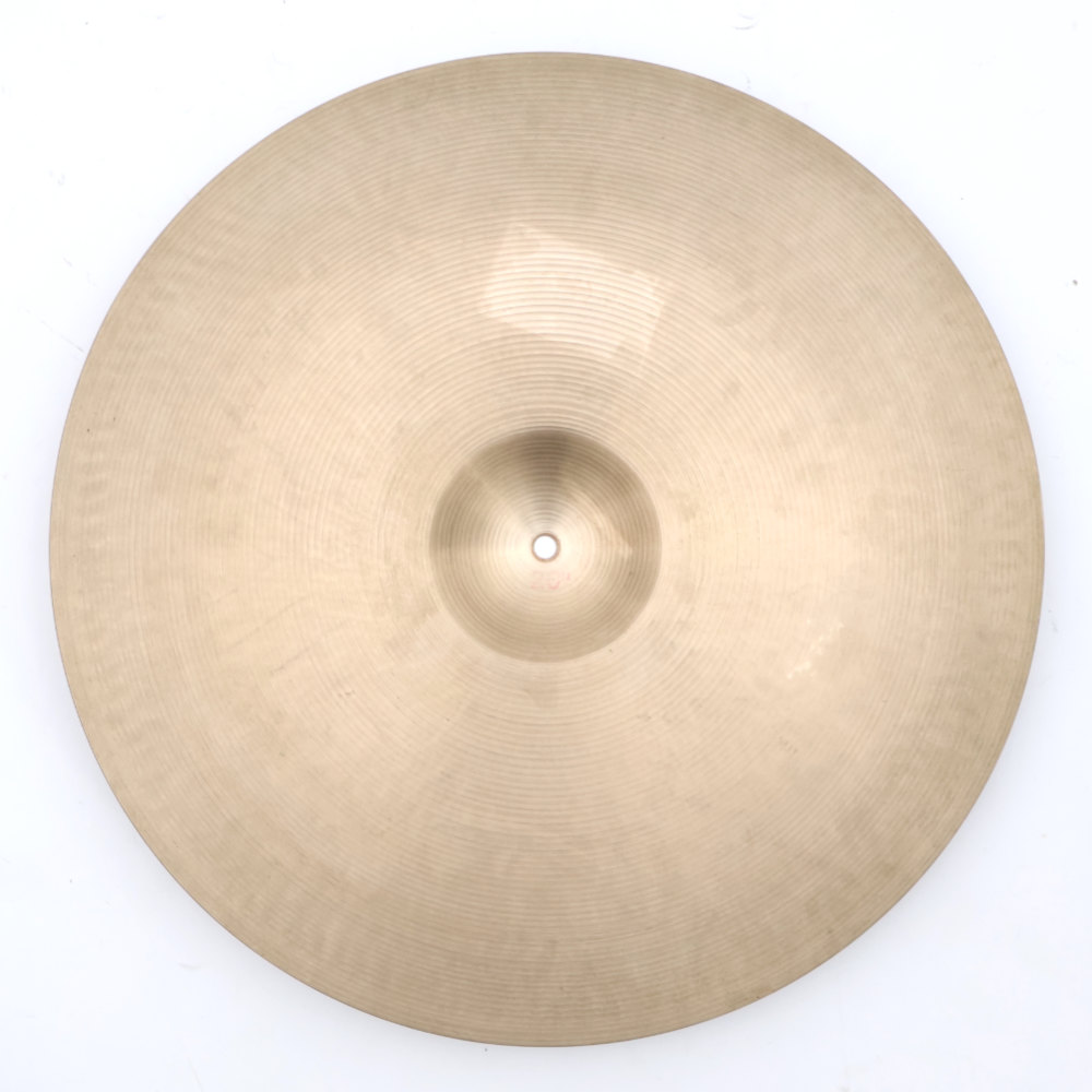 【中古】 ライドシンバル パイステ PAISTE Formula 602 MEDIUM RIDE 20インチ 1960〜1970s ビンテージシンバル 裏面画像