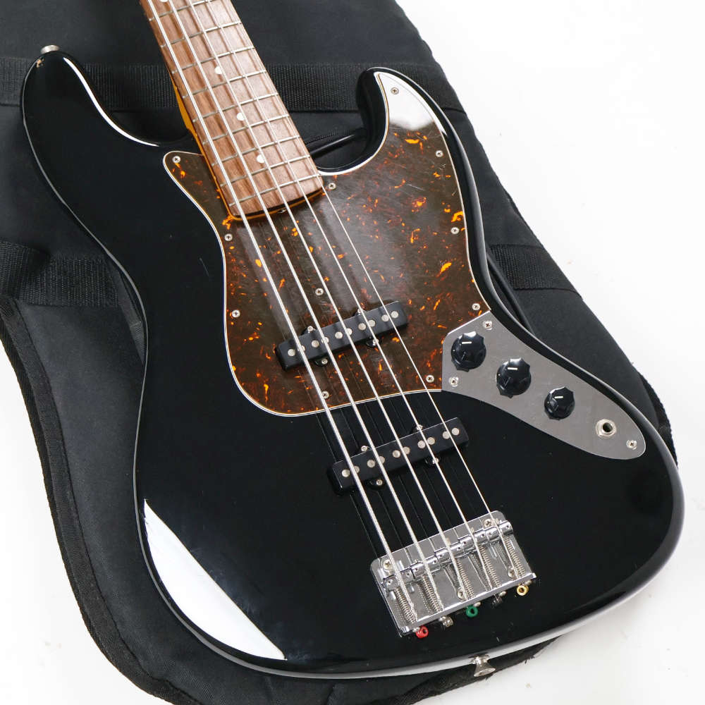 【中古】 5弦エレキベース FENDER JAPAN JBV Black 2007〜2010年製 ジャズベース5弦仕様 ボディ画像