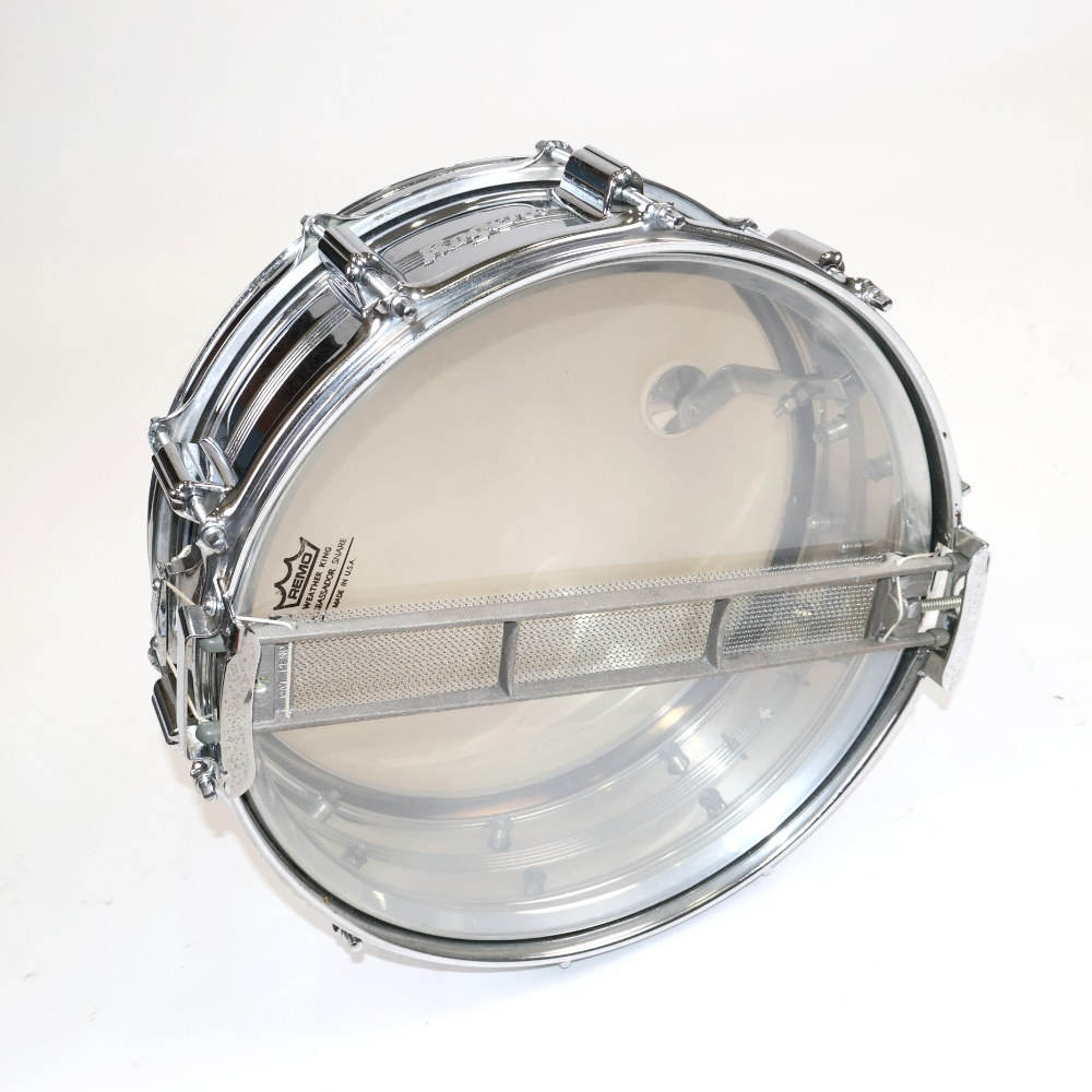 【中古】 スネアドラム ロジャース Rogers DYNA-SONIC COB Chrome Over Brass shell 14x6.5 70s スネアドラム 詳細画像