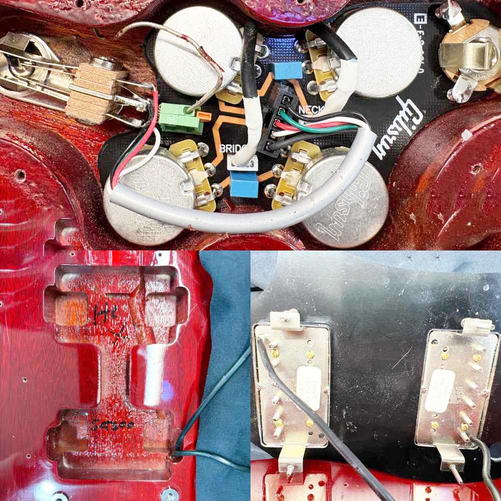 【中古】 エレキギター GIBSON SG STANDARD Heritage Cherry 2019年製 ギブソン SGスタンダード 内部 