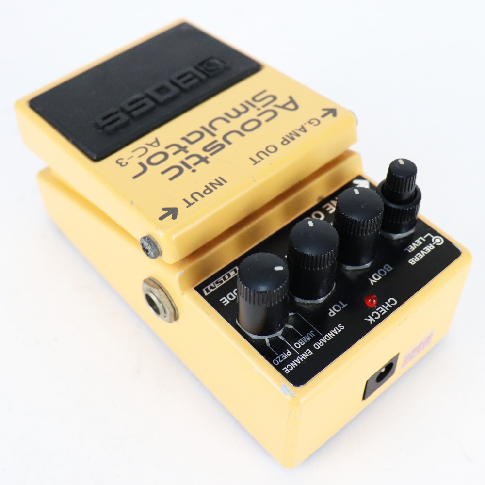 【中古】 アコースティックシミュレーター エフェクター BOSS AC-3 Acoustic Simulator ギターエフェクター 本体画像 斜め 2