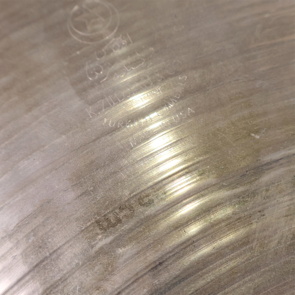 【中古】 クラッシュシンバル ジルジャン ZILDJIAN K.Zildjian Crash 18インチ 詳細画像