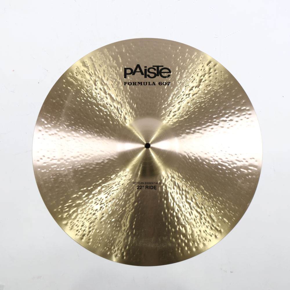 【中古】 ライドシンバル パイステ PAISTE Formula 602 Modern Essentials Ride 22インチ