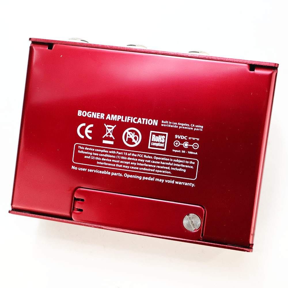 【中古】 オーバードライブ Bogner Ecstasy Red ボグナー ギターエフェクター 本体画像 裏 