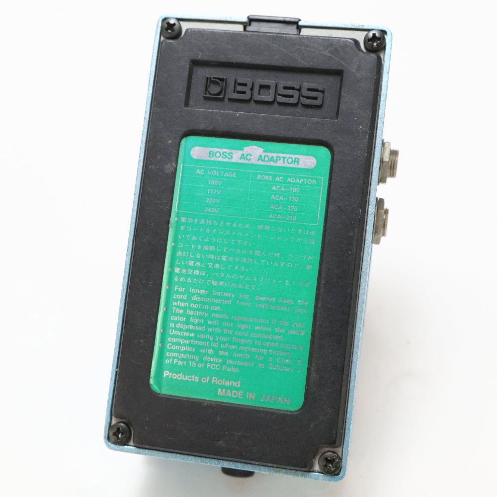 【中古】 コーラス エフェクター BOSS CE-3 Chorus Made in JAPAN ギターエフェクター 本体画像 裏
