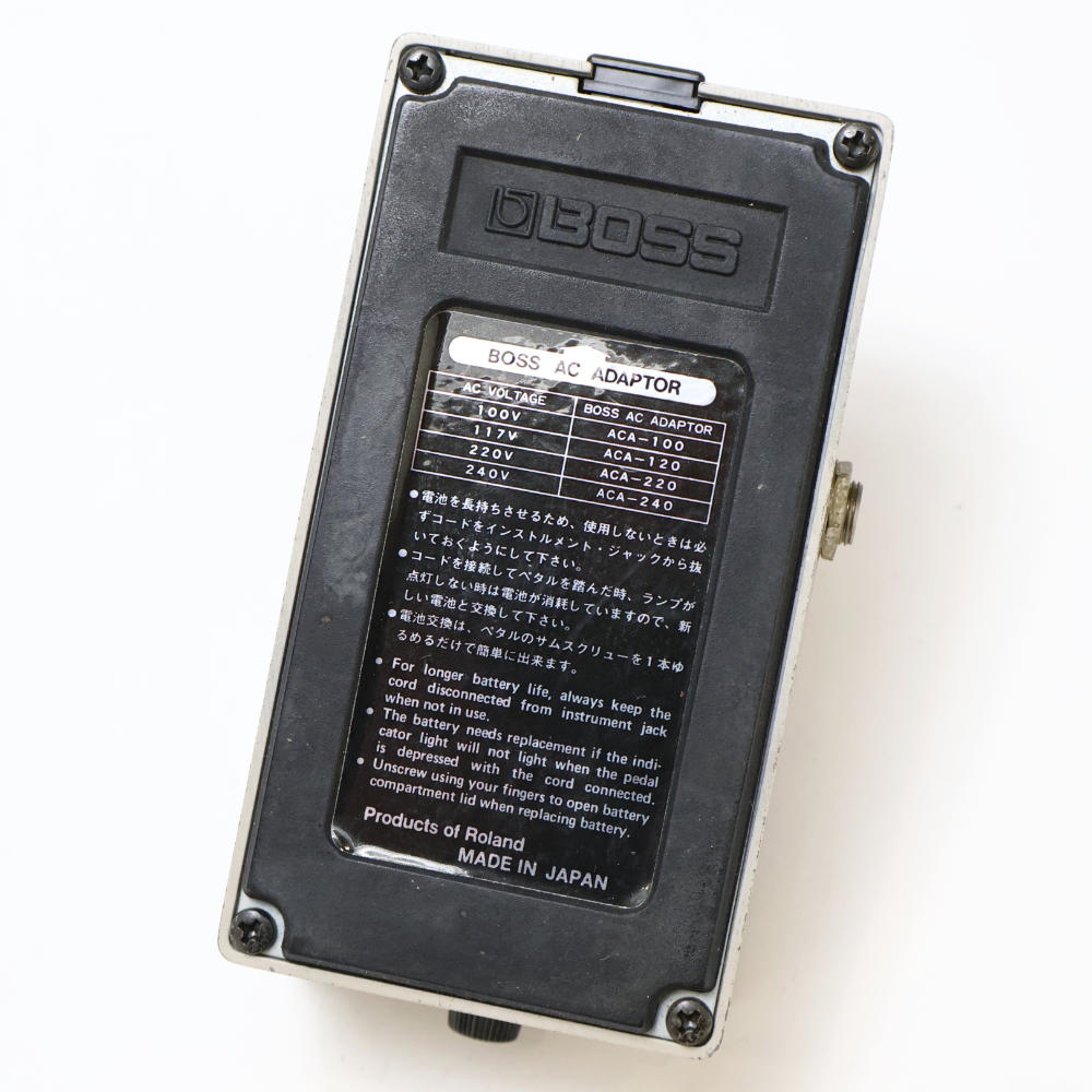 【中古】イコライザー エフェクター BOSS GE-7 Equalizer Made in Japan ギターエフェクター 本体画像 裏 