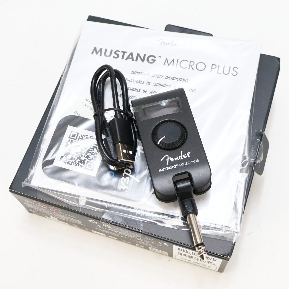 【中古】 Fender フェンダー Mustang Micro Plus ヘッドホンアンプ ギターアンプ ベースアンプ