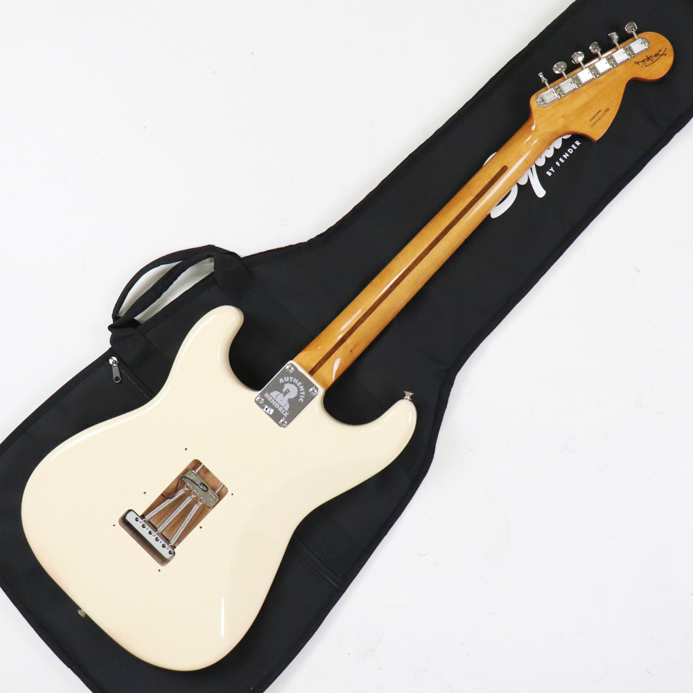 【中古】 エレキギター Fender Mexico Jimi Hendrix Stratocaster Maple Fingerboard Olympic White 2020年製 フェンダー メキシコ ジミ・ヘンドリックスモデル ボディバック画像 
