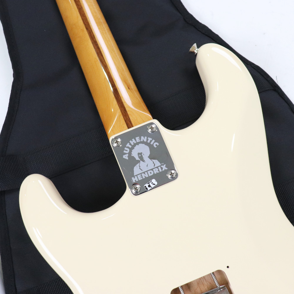 【中古】 エレキギター Fender Mexico Jimi Hendrix Stratocaster Maple Fingerboard Olympic White 2020年製 フェンダー メキシコ ジミ・ヘンドリックスモデル ネックプレート