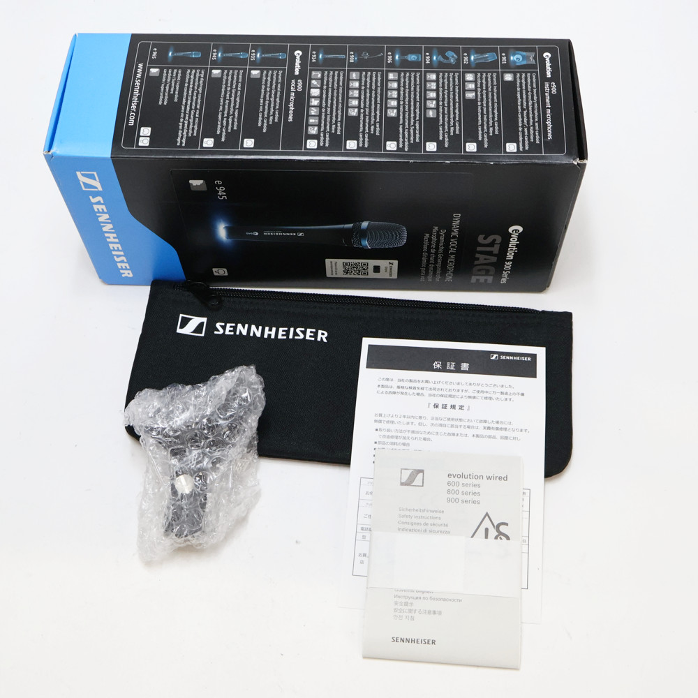 【中古】 マイク SENNHEISER e945 ダイナミックマイク ゼンハイザー 付属品
