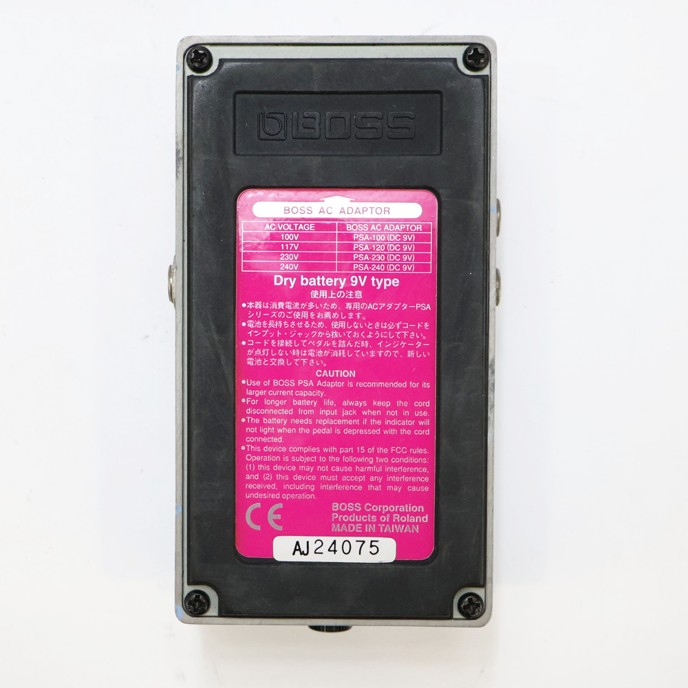 【中古】 ベースコーラス エフェクター BOSS CEB-3 Bass Chorus ベースエフェクター 裏面