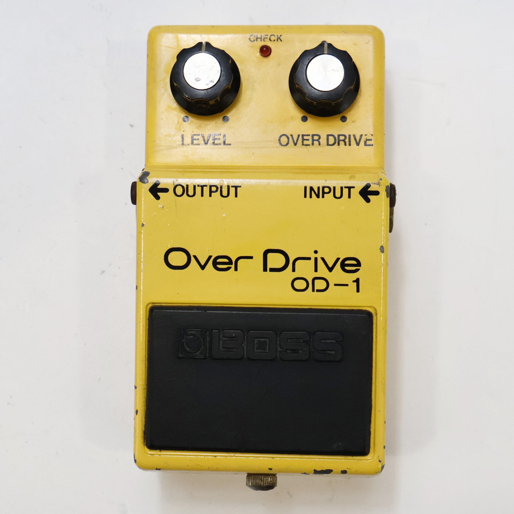 【中古】 オーバードライブ エフェクター BOSS OD-1 Over Drive Silver Screw 銀ネジ RC3403ADB 1979年製 ギターエフェクター
