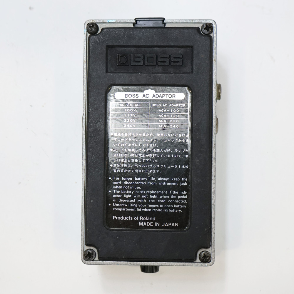 【中古】 コーラス エフェクター BOSS CE-3 Chorus Made in JAPAN ギターエフェクター 裏面