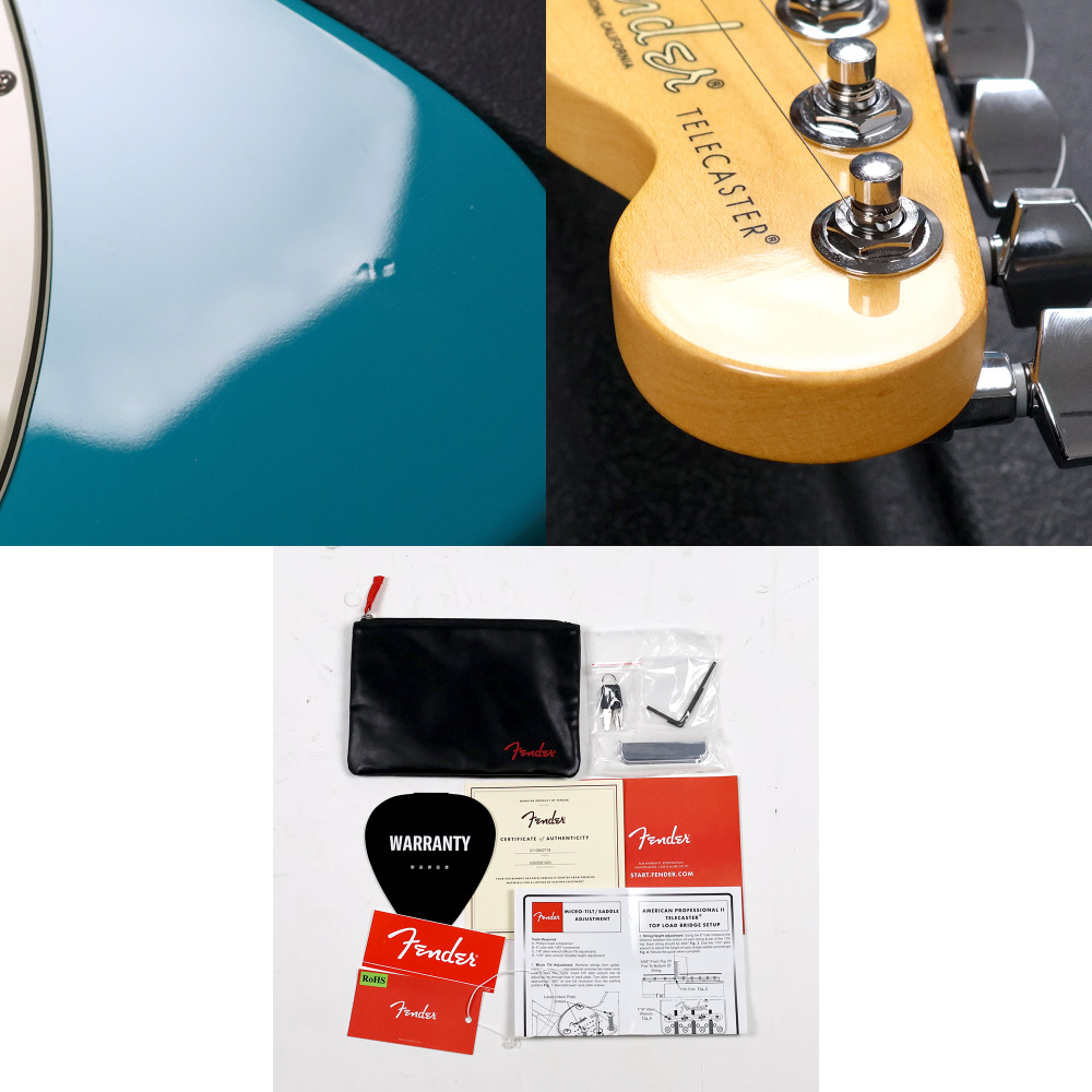 【中古】 エレキギター Fender American Professional II Telecaster Maple Fingerboard Miami Blue 2022年製 フェンダー アメリカンプロフェッショナル2 テレキャスター マイアミブルー 傷、打痕など