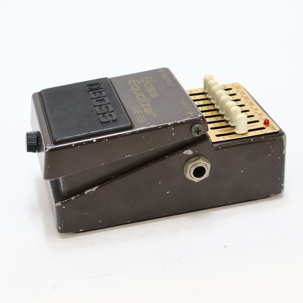 【中古】ベースイコライザー エフェクター BOSS GE-7B Bass Equalizer MADE IN JAPAN ベースエフェクター 側面