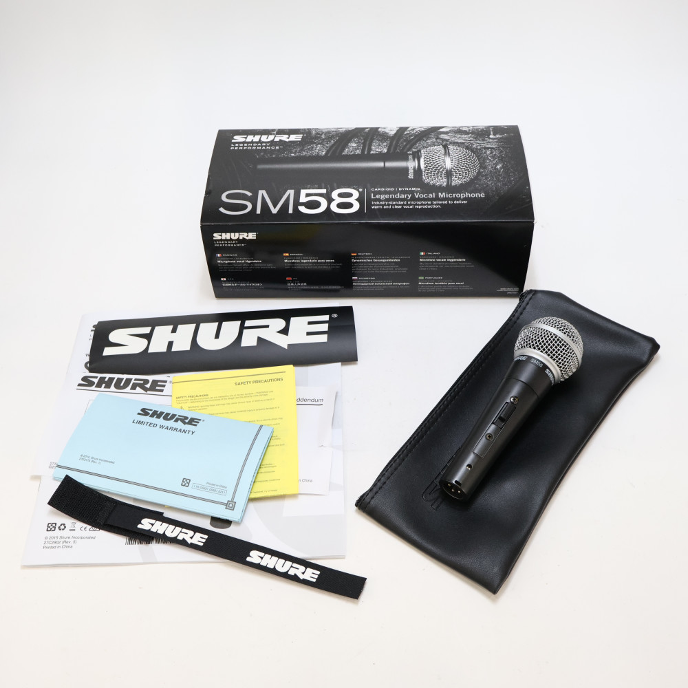 【中古】 マイク シュアー SHURE SM58SE スイッチ付き ダイナミックマイク シュア ゴッパ