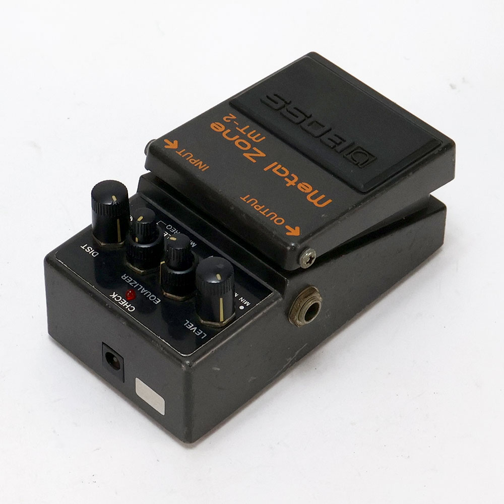 【中古】メタルゾーン エフェクター BOSS MT-2 Metal Zone ボス ギターエフェクター 全体