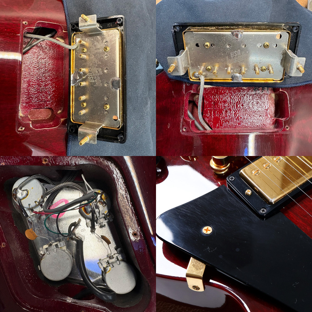 【中古】 エレキギター Gibson Les Paul Studio Wine Red Gold Hardware 1997年製 ギブソン レスポールスタジオ ゴールドパーツ ピックアップ