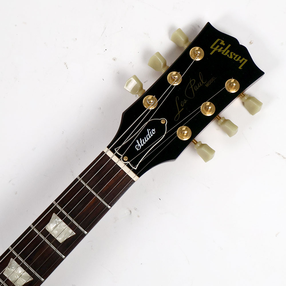 【中古】 エレキギター Gibson Les Paul Studio Wine Red Gold Hardware 1997年製 ギブソン レスポールスタジオ ゴールドパーツ ヘッド