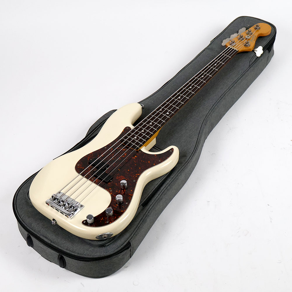 【中古】 5弦ベース FENDER JAPAN PB-130MD5 VWH Mod. THE MAD CAPSULE MARKETS TAKESHI 2002〜2004年製 フェンダージャパン プレシジョンベース プレベ 改造多数あり