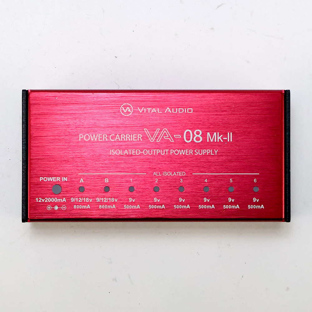 【中古】 バイタルオーディオ パワーサプライ Vital Audio VA-08 Mk-II POWER CARRIER 上面