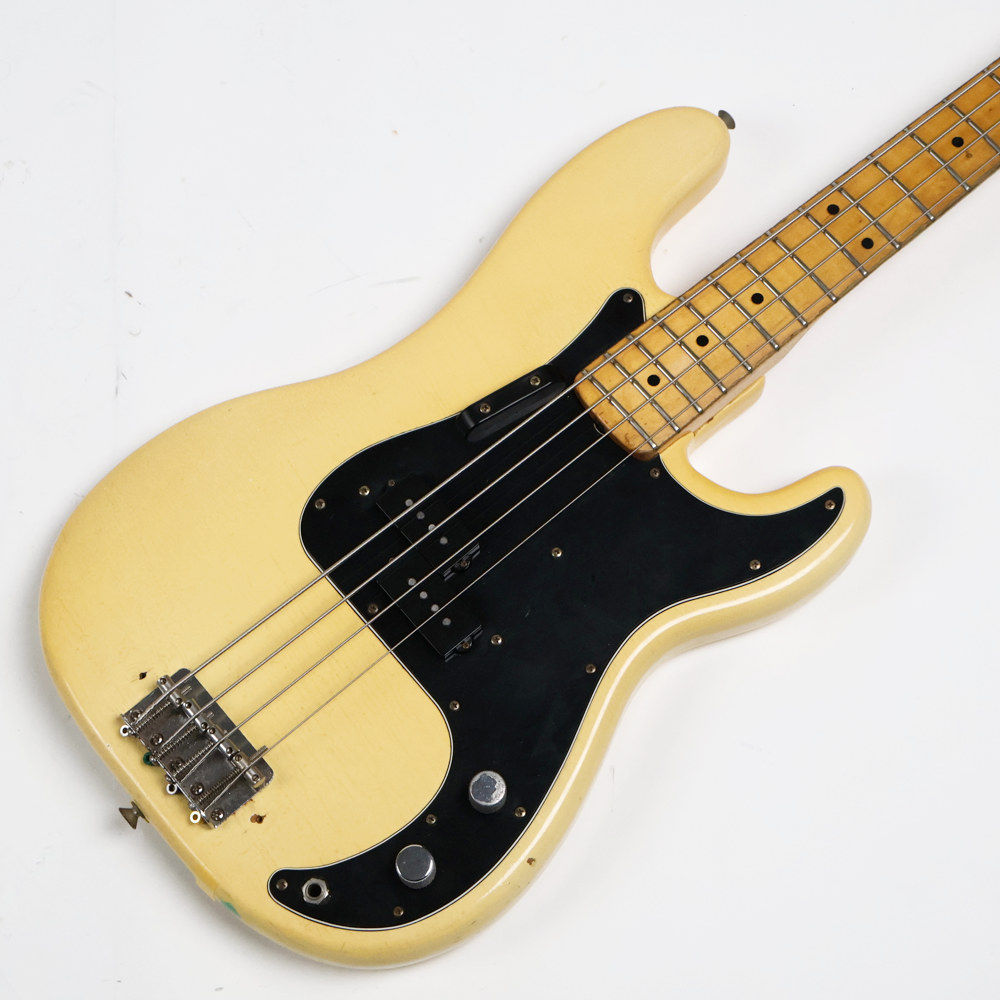 【中古】FENDER USA フェンダー Precision Bass Olympic White プレシジョンベース 1974年製 ピックアップ交換 ヴィンテージ エレキベース ボディトップ
