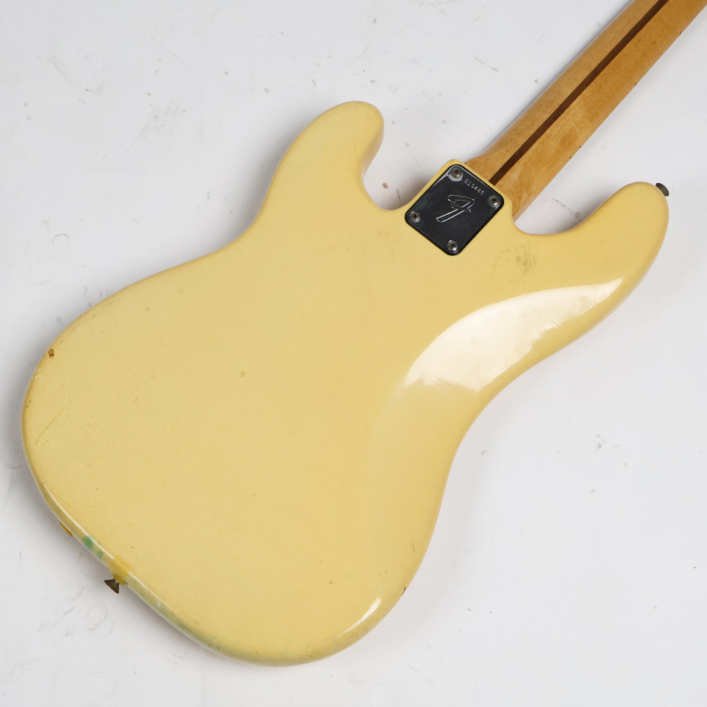 【中古】FENDER USA フェンダー Precision Bass Olympic White プレシジョンベース 1974年製 ピックアップ交換 ヴィンテージ エレキベース ボディバック