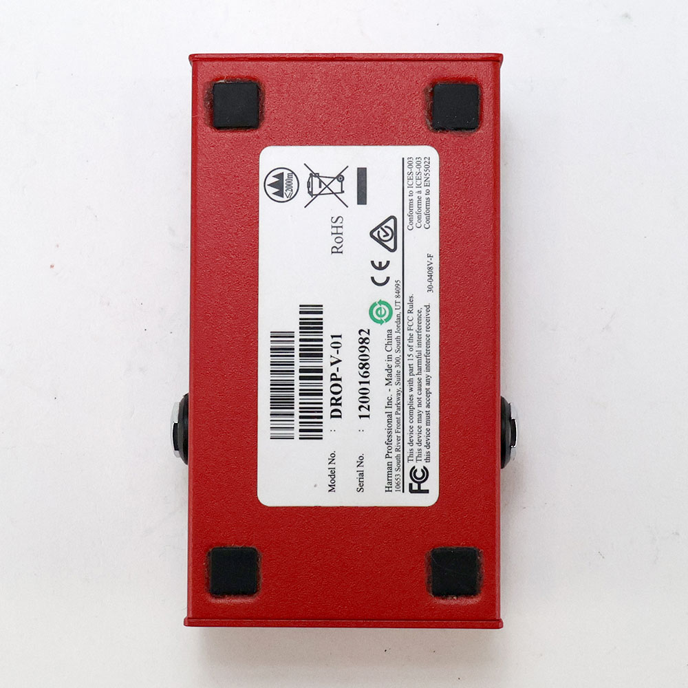 【中古】 ドロップリチューニングエフェクト DIGITECH Drop ギターエフェクター 裏面