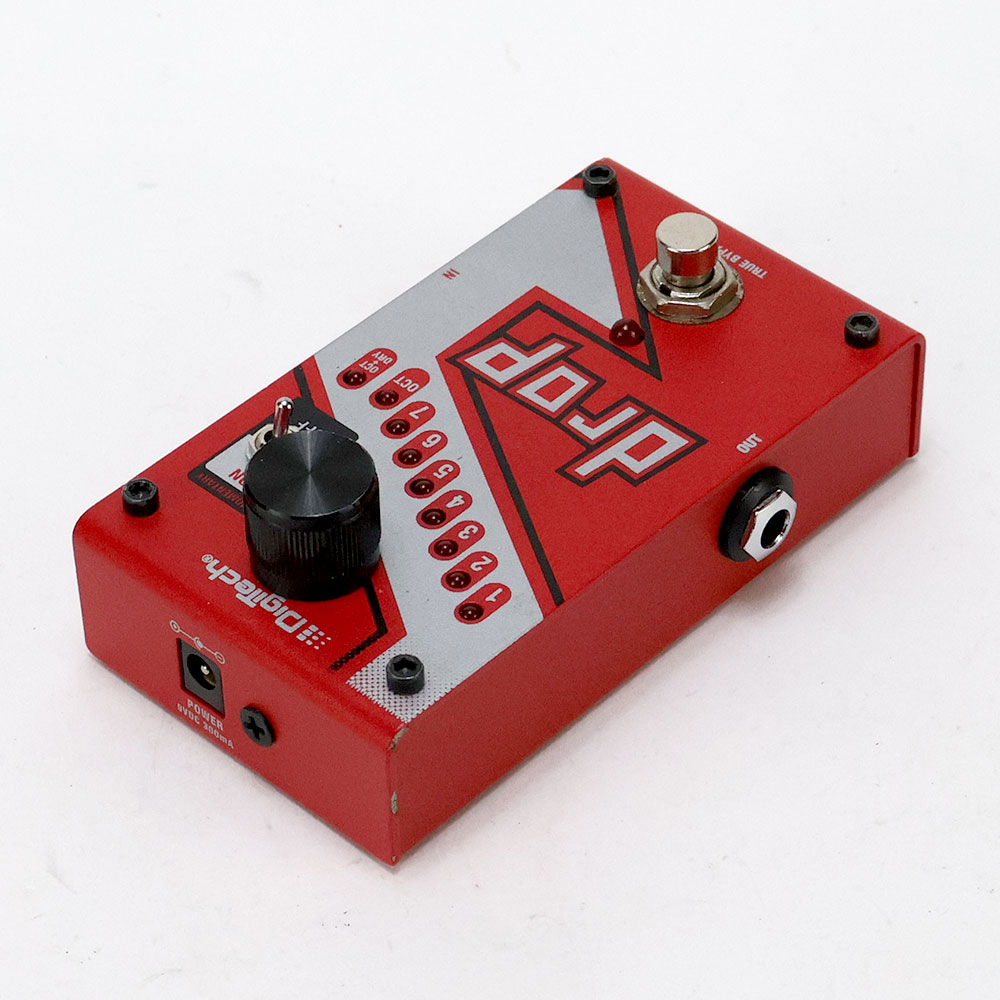 【中古】 ドロップリチューニングエフェクト DIGITECH Drop ギターエフェクター 全体
