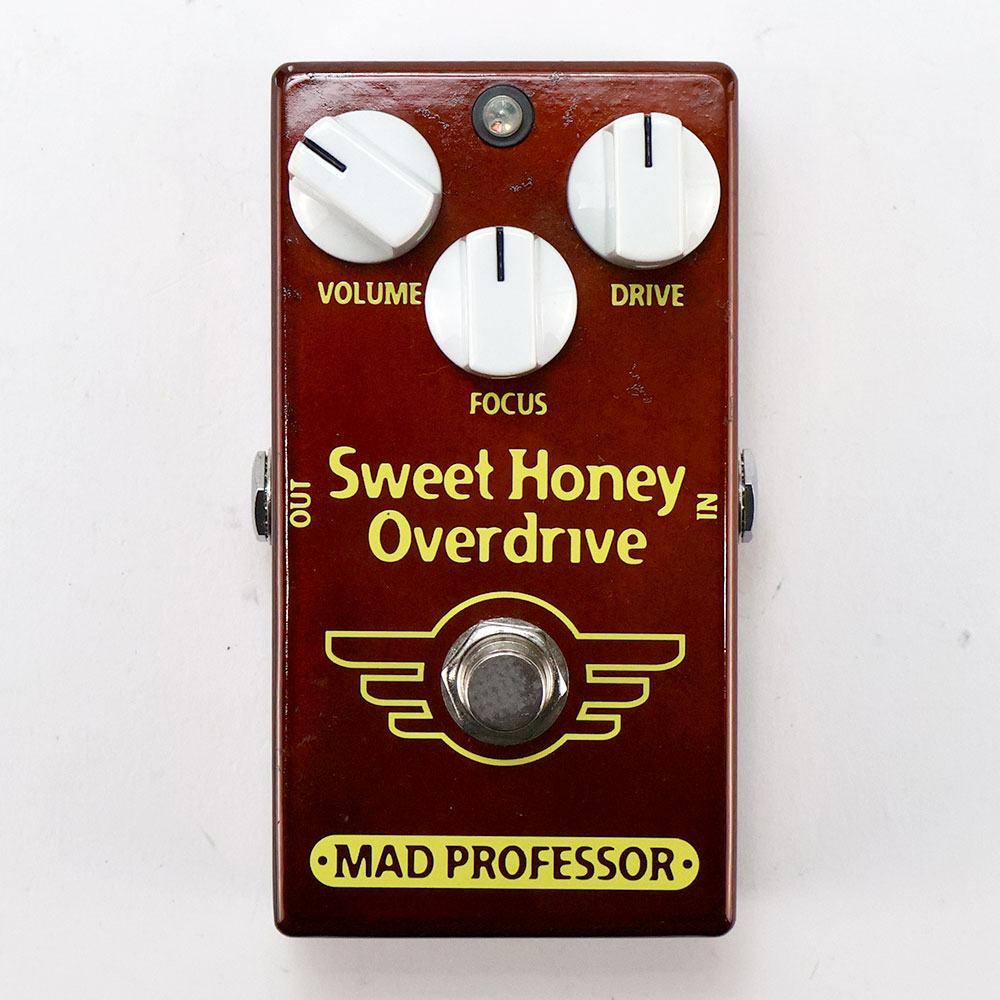 【中古】オーバードライブ エフェクター Mad Professor Sweet Honey Overdrive ギターエフェクター 正面