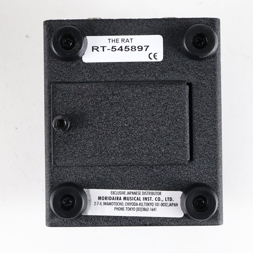 【中古】 ディストーション PROCO RAT2 エフェクター プロコ ラット RAT 裏面