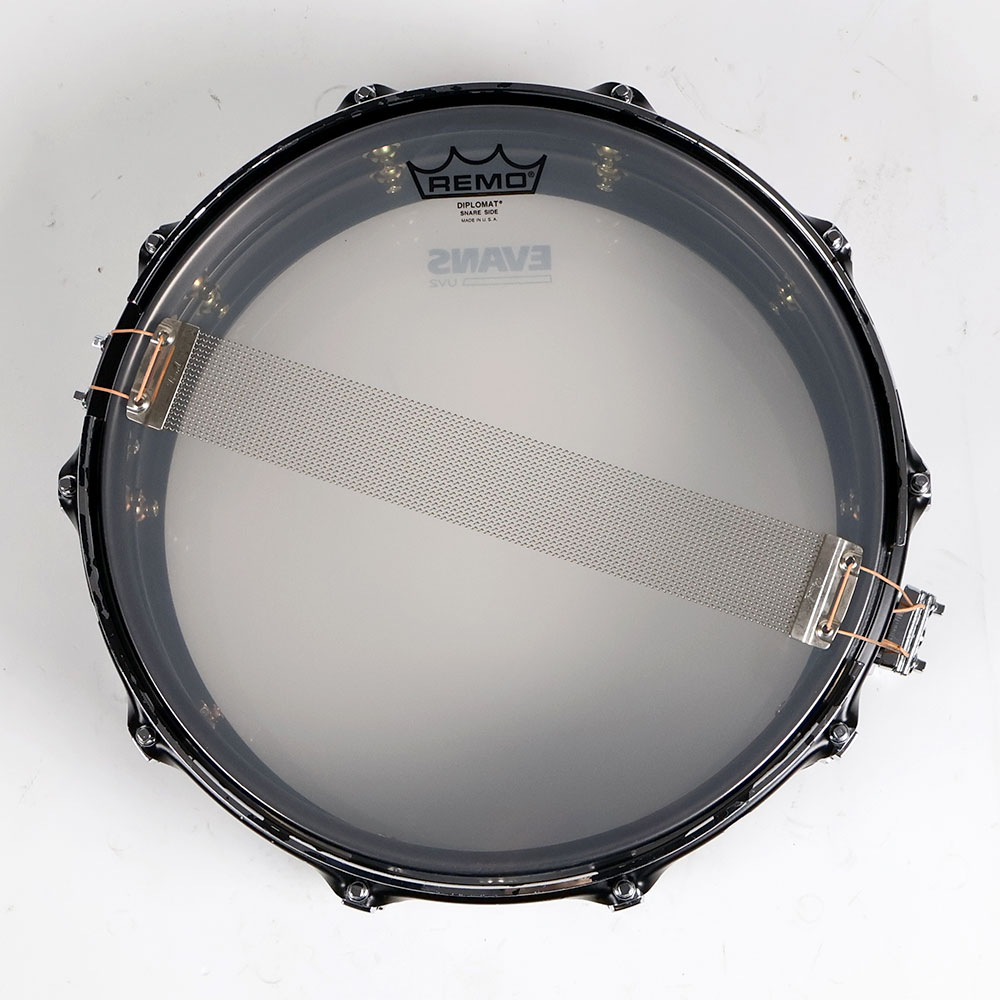 【中古】 スネアドラム ヤマハ YAMAHA SD-455SG Steve Gadd Signature Snare Drum 14x5.5 スチールシェル 裏面