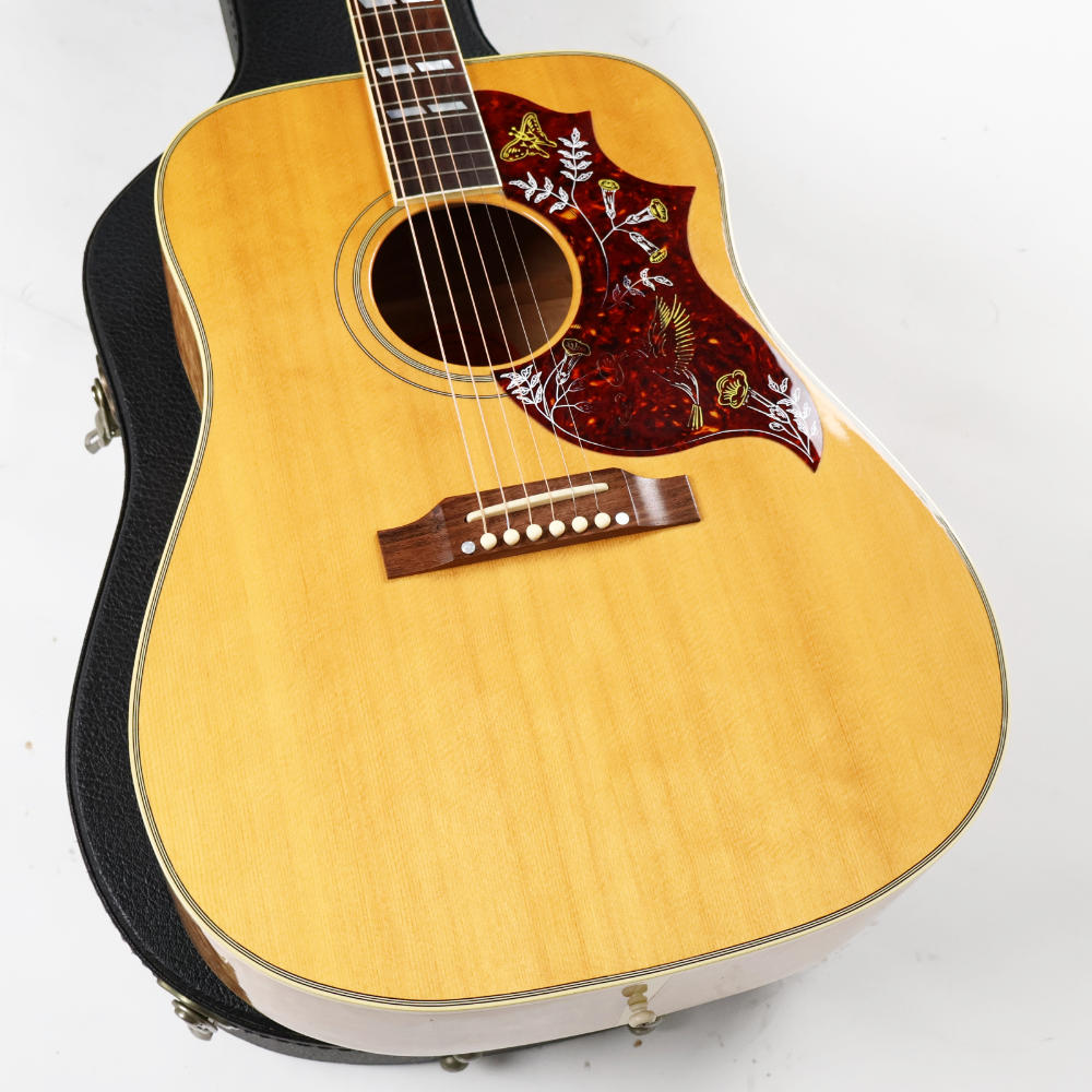 【中古】 エレキギター Gibson Custom Shop Humming Bird Quilted Maple Back & Side Natural 2001年製 ギブソン カスタムショップ ハミングバード キルトメイプル ボディ画像 