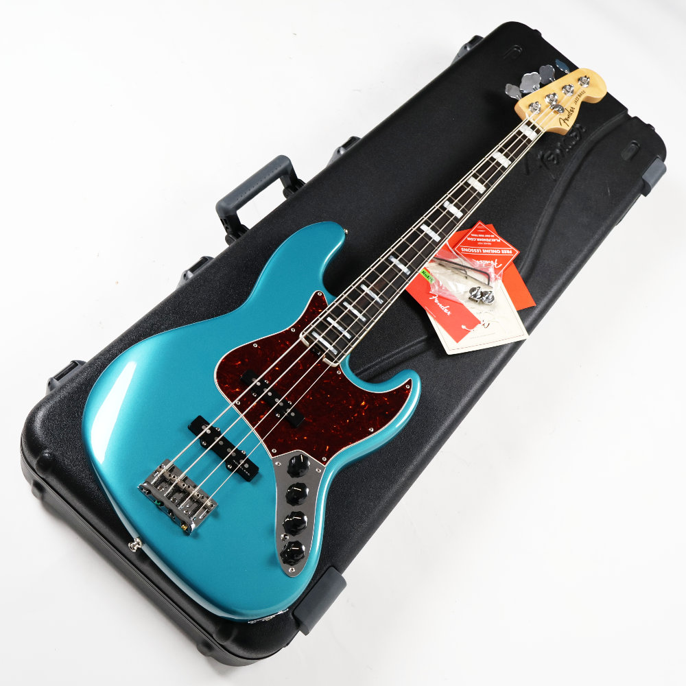 【中古】 エレキベース Fender American Elite Jazz Bass Ebony Fingerboard Ocean Turquoise 2018年製 フェンダー アメリカンエリート ジャズベース