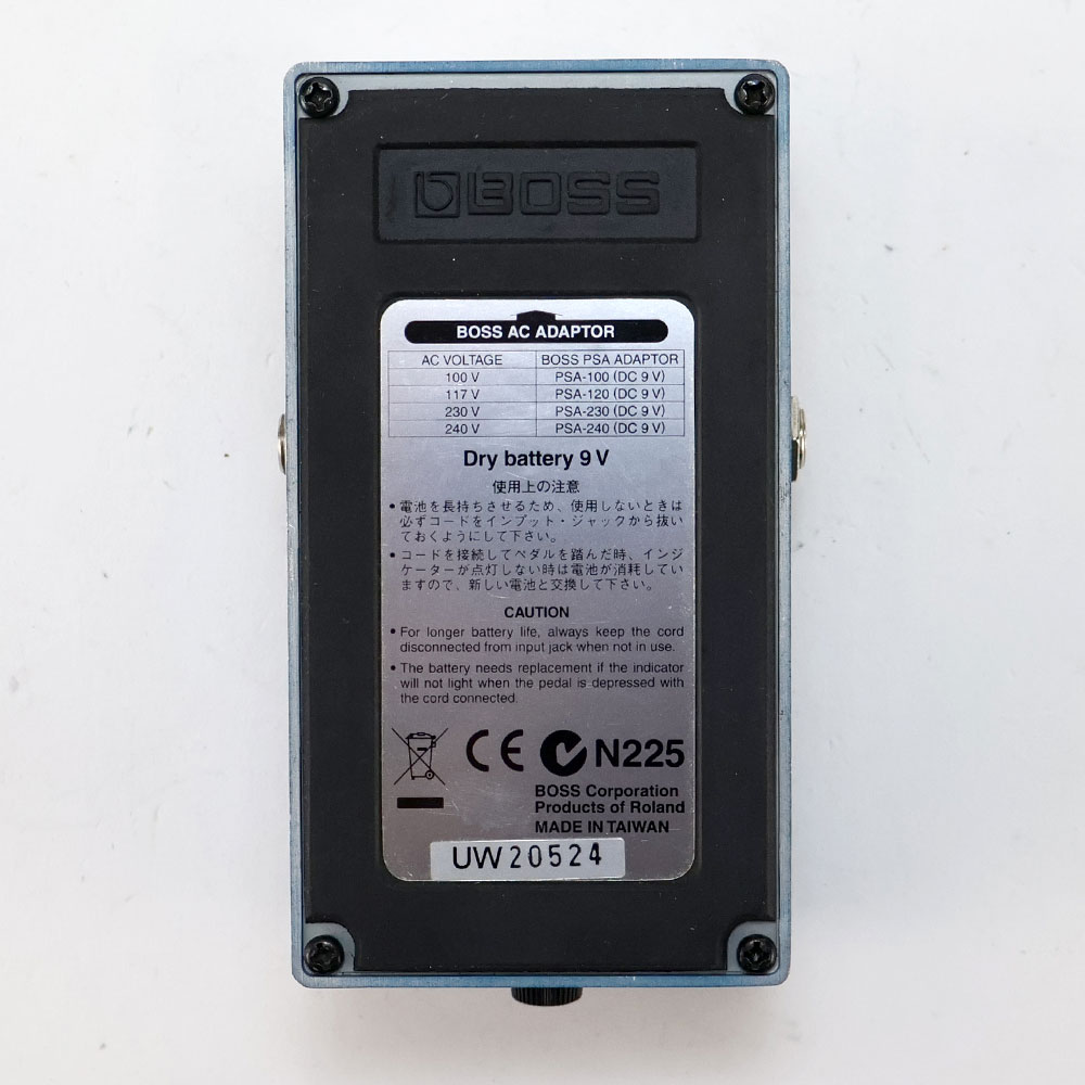 【中古】 ブルースドライバー エフェクター BOSS BD-2 Blues Driver ギターエフェクター オーバードライブ ブルドラ 裏面