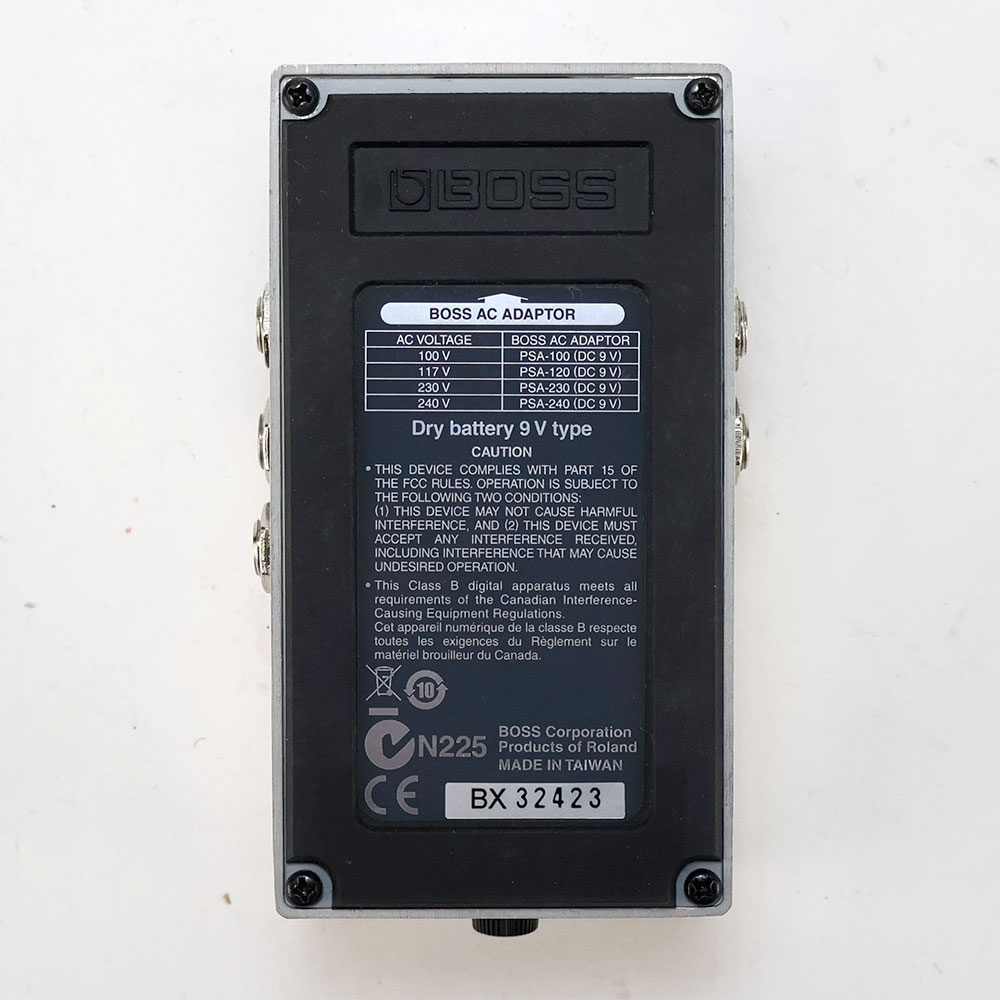 【中古】ディレイ エフェクター BOSS DD-7 Digital Delay ギターエフェクター デジタルディレイ 裏面