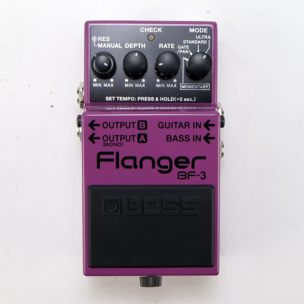 【中古】 フランジャー エフェクター BOSS BF-3 Flanger ギターエフェクター 正面