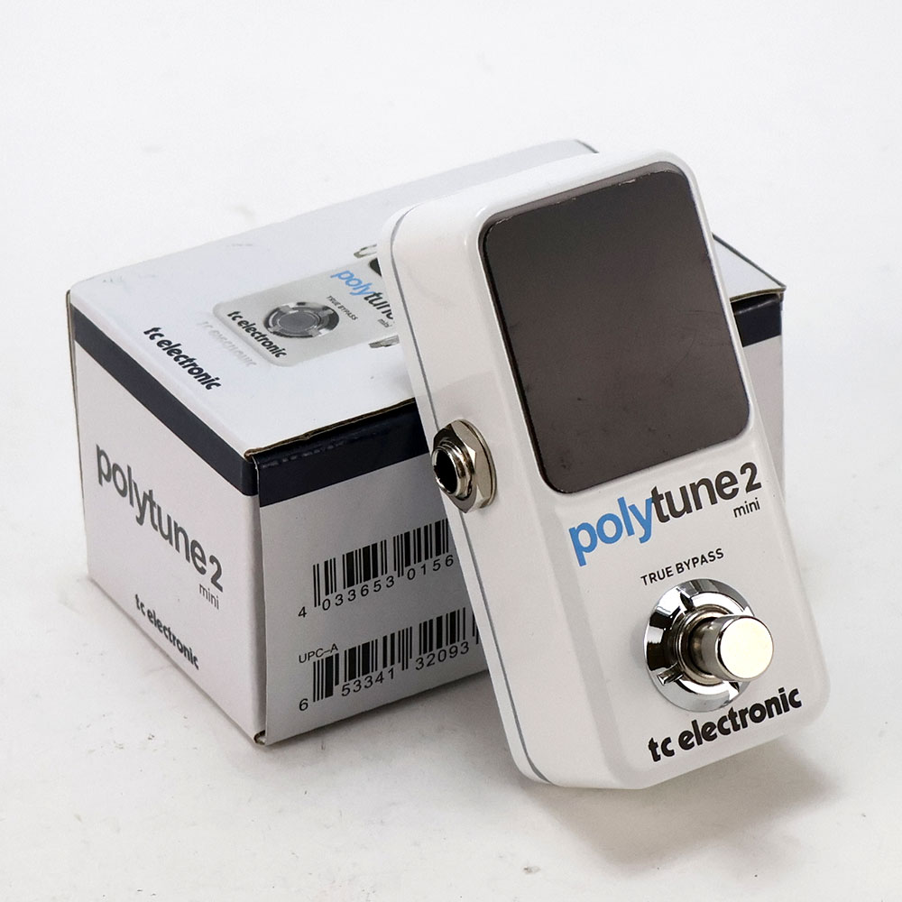 【中古】 チューナー tc electronic PolyTune 2 mini バッファー内蔵 ペダルチューナー tcエレクトロニック
