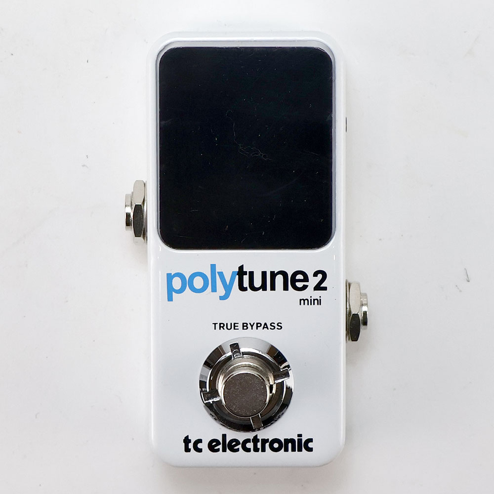 【中古】 チューナー tc electronic PolyTune 2 mini バッファー内蔵 ペダルチューナー tcエレクトロニック 正面