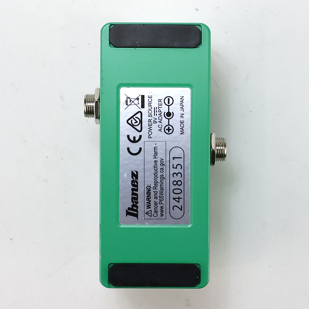【中古】 チューブスクリーマー ミニ アイバニーズ IBANEZ TSMINI Tube Screamer Mini オーバードライブ ギターエフェクター 裏面