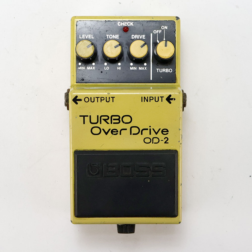 【中古】ターボオーバードライブ エフェクター BOSS OD-2 TURBO OverDrive ボス ギターエフェクター