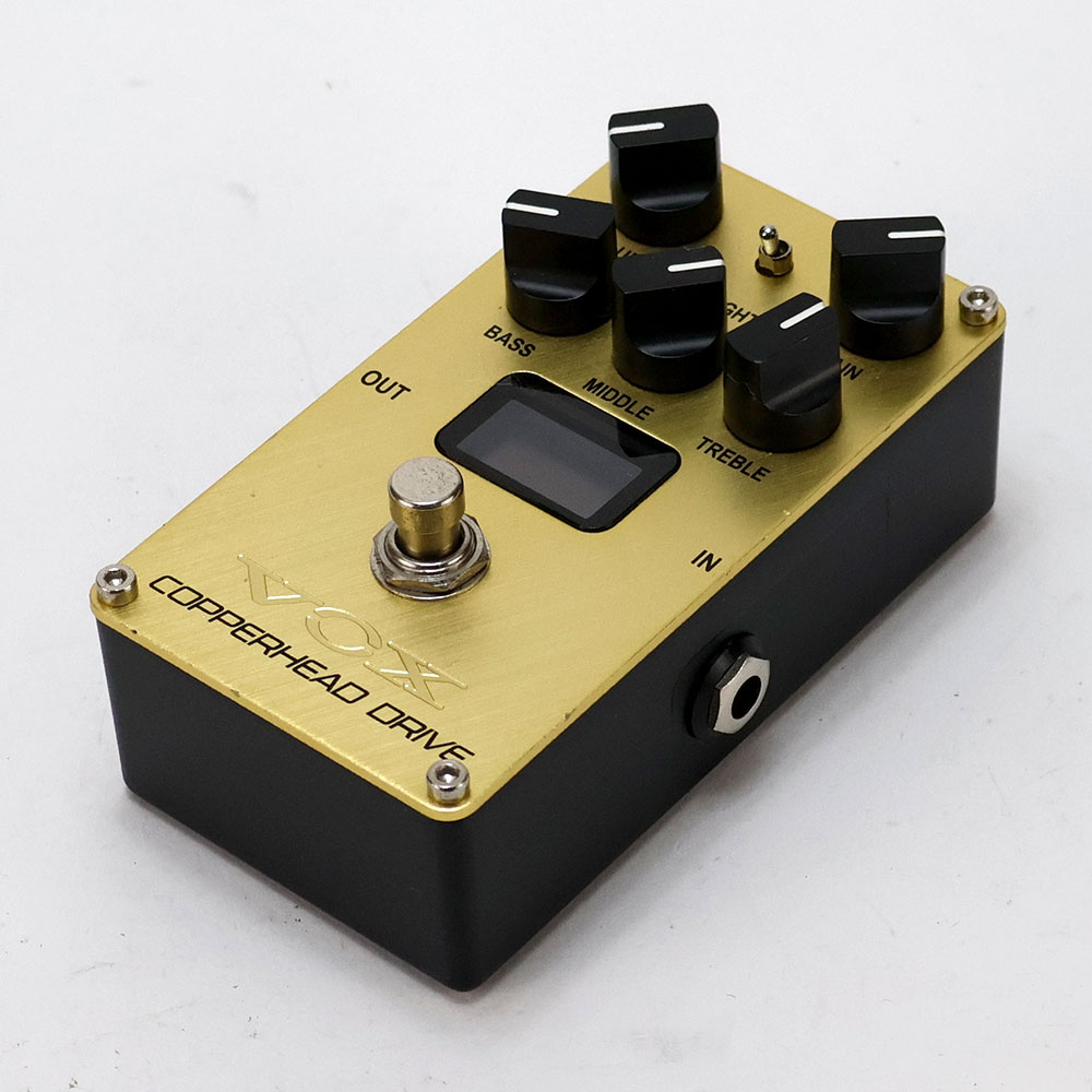【中古】 エフェクター VOX COPPERHEAD DRIVE VE-CD ギターエフェクター オーバードライブ  コッパーヘッドドライブ 全体