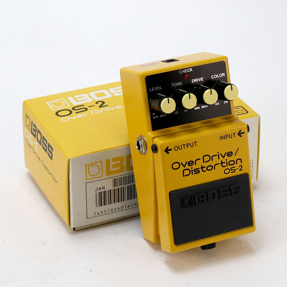 【中古】オーバードライブ ディストーション エフェクター BOSS OS-2 OverDrive Distortion ギターエフェクター