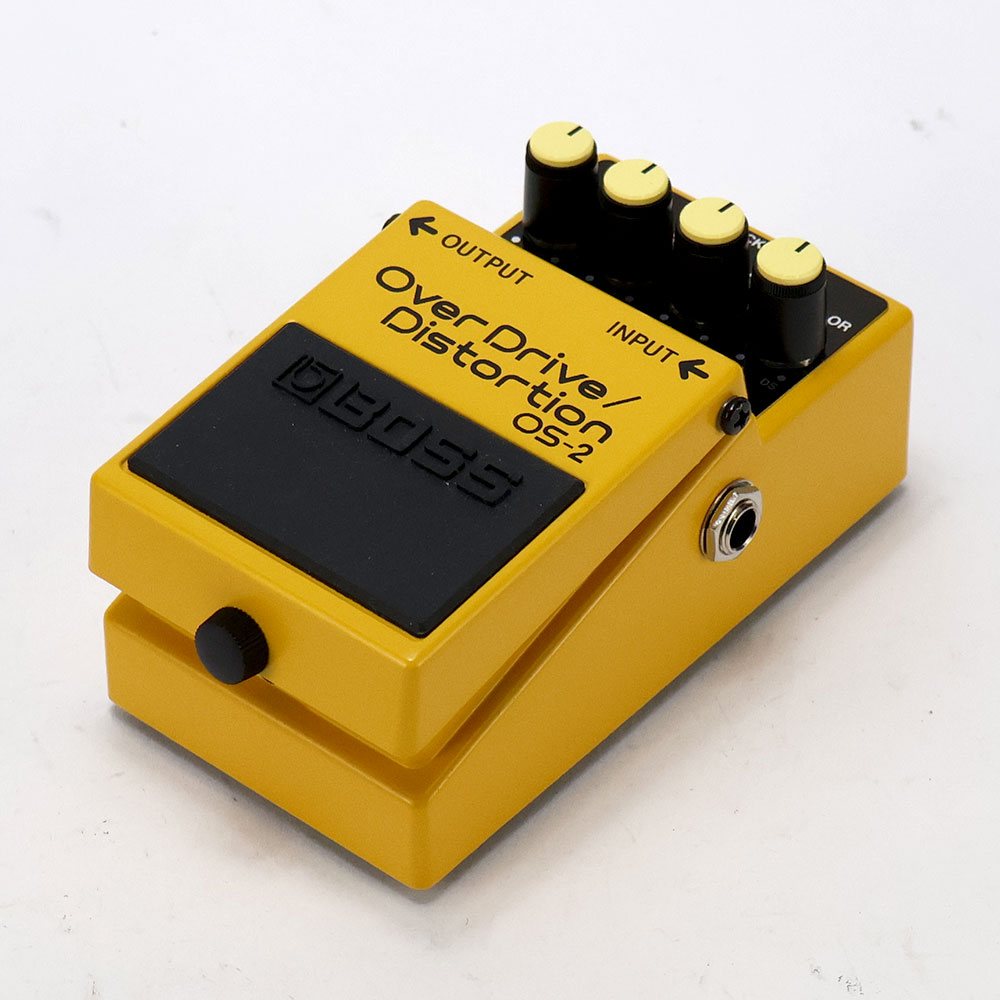 【中古】オーバードライブ ディストーション エフェクター BOSS OS-2 OverDrive Distortion ギターエフェクター 全体