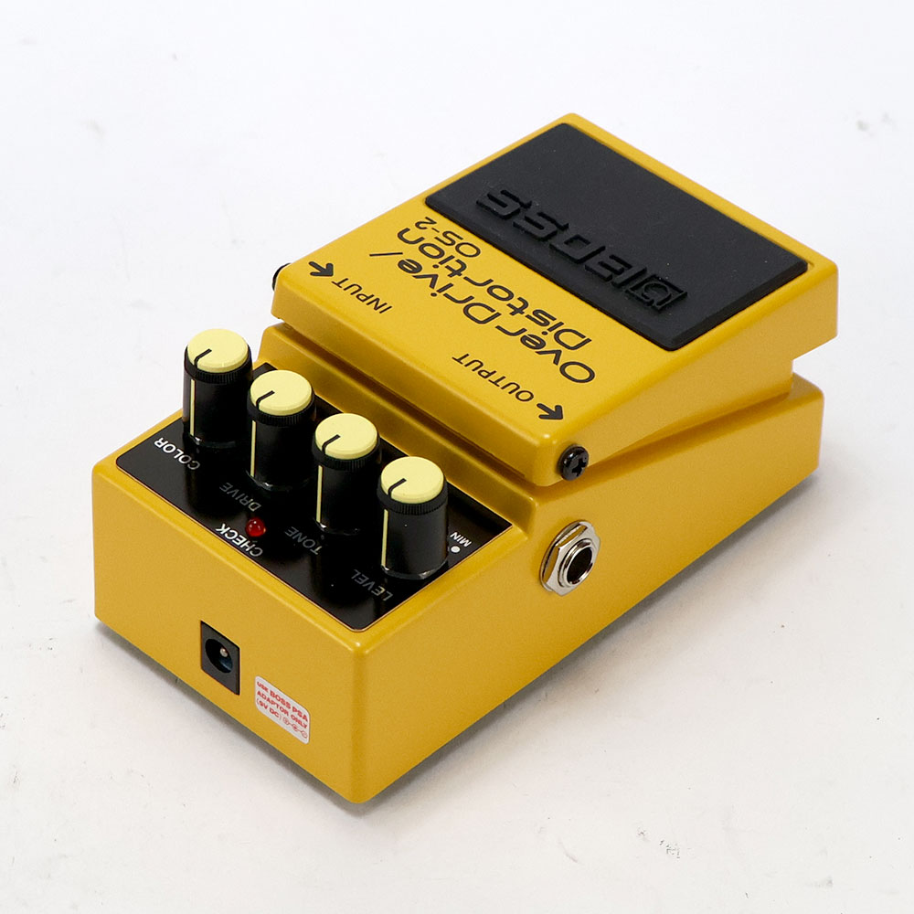 【中古】オーバードライブ ディストーション エフェクター BOSS OS-2 OverDrive Distortion ギターエフェクター 全体