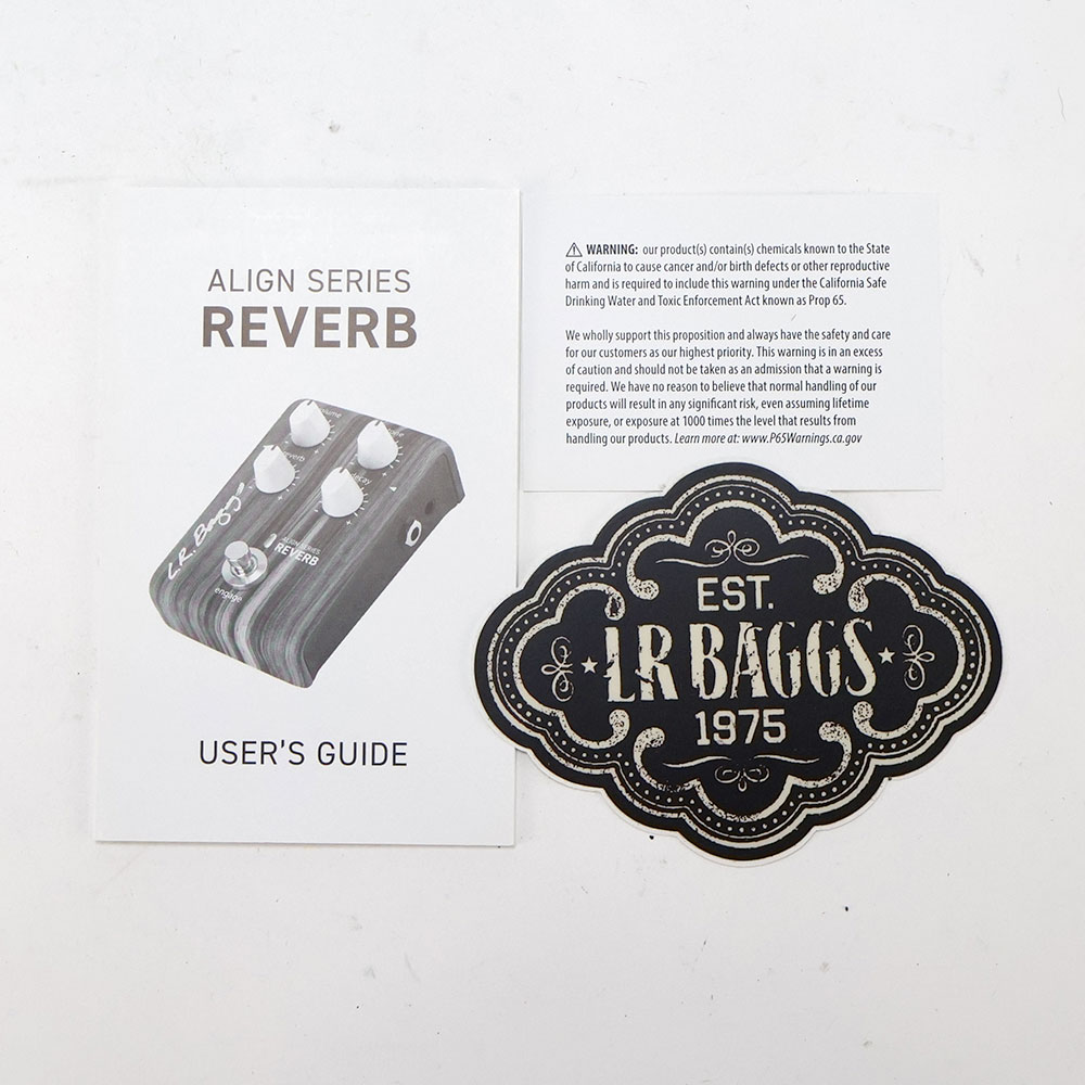 【中古】 アコギ用リバーブエフェクター L.R.Baggs Align Series Reverb リバーブ アコギ用ペダル 付属品