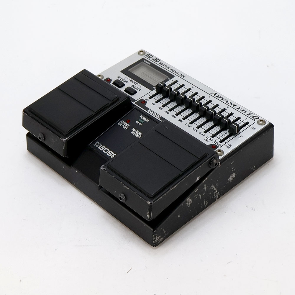 【中古】 イコライザー BOSS EQ-20 Graphic Equalizer ADVANCED EQ グラフィックイコライザー グライコ ギターエフェクター 全体