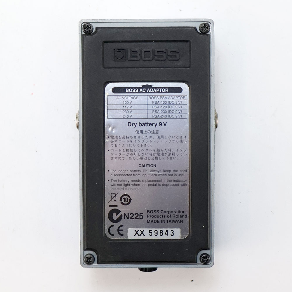 【中古】 ブルースドライバー エフェクター BOSS BD-2 Blues Driver ギターエフェクター オーバードライブ ブルドラ 裏面